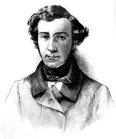 ТОКВИЛЬ, АЛЕКСИС. Photogravure from a steel engraving, from the 1899 edition of
