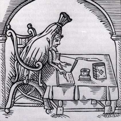 АЛЛЕГОРИЧЕСКОЕ ИЗОБРАЖЕНИЕ Грина в саване из книги Дж.Дикенсона (1598)