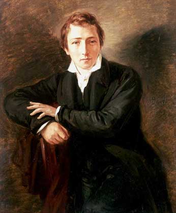ГЕНРИХ ГЕЙНЕ (портрет работы М.Оппенгейма, 1831). IGDA
