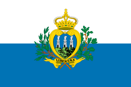 Флаг Сан-Марино. Flag Images © 1998 The Flag Institute