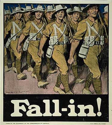  Sydney: Govt.of the Commonwealth of Australia     НОРМАН АЛЬФРЕД ЛИНДСЕЙ. Агитационный плакат австралийских вооруженных сил времен Первой мировой войны.