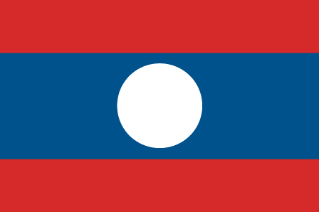 Flag Images © 1998 The Flag Institute     Флаг Лаоса