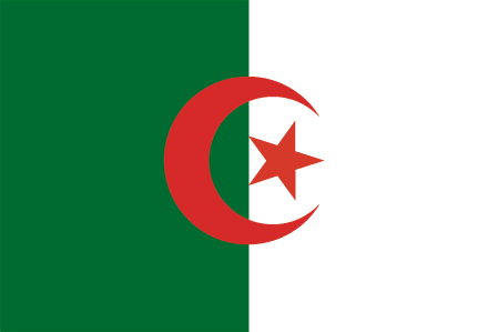Флаг Алжира. Flag Images © 1998 The Flag Institute