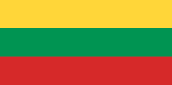  Flag Images © 1998 The Flag Institute     Флаг Литвы