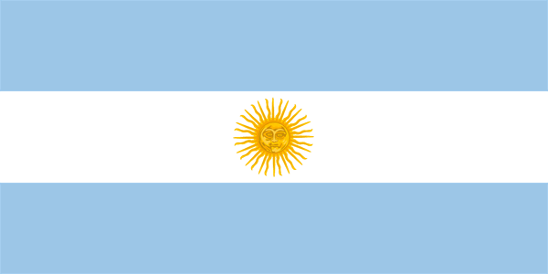 Флаг Аргентины. Flag Images © 1998 The Flag Institute