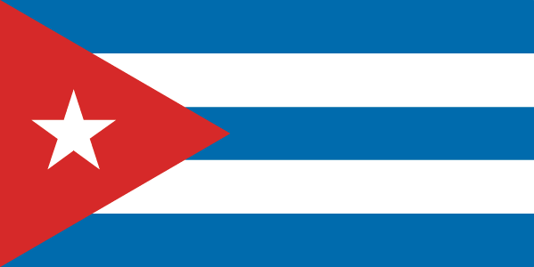 Флаг Республики Куба. Flag Images © 1998 The Flag Institute
