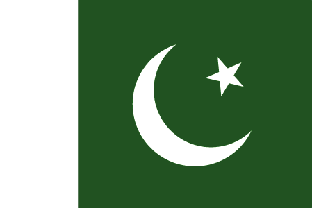 Флаг Пакистана. Flag Images © 1998 The Flag Institute.