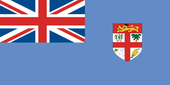 Флаг Республики Островов Фиджи. Flag Images © 1998 The Flag Institute
