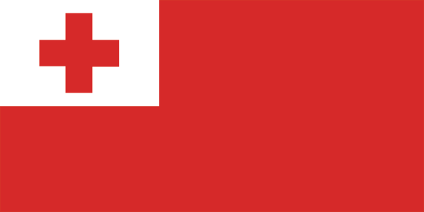 Флаг Королевства Тонга. Flag Images © 1998 The Flag Institute