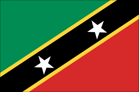  Flag Images © 1998 The Flag Institute     Флаг Федерации Сент-Китс и Невис
