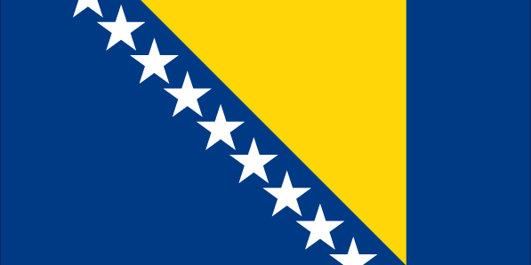  Flag Images © 1998 The Flag Institute     Флаг Боснии и Герцеговины
