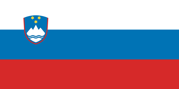 Флаг Словении. Flag Images © 1998 The Flag Institute