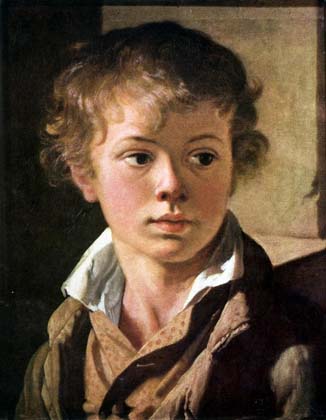 Портрет сына художника. Тропинин В.А, ок.1818. russianculture.ru
