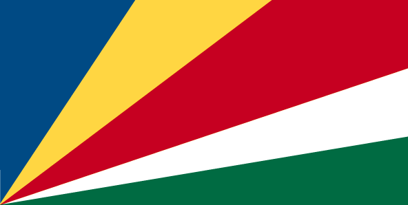 Флаг Республики Сейшельские Острова. Flag Images © 1998 The Flag Institute