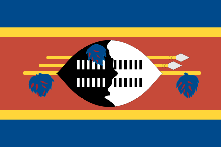  Flag Images © 1998 The Flag Institute     Флаг Свазиленда