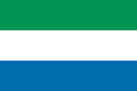 Флаг Сьерра-Леоне. Flag Images © 1998 The Flag Institute
