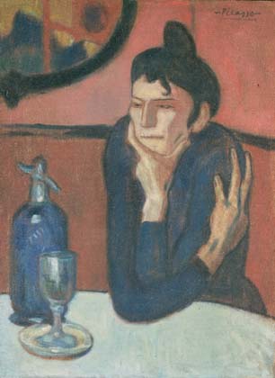 ЛЮБИТЕЛЬНИЦА АБСЕНТА. Пабло Пикассо, 1901