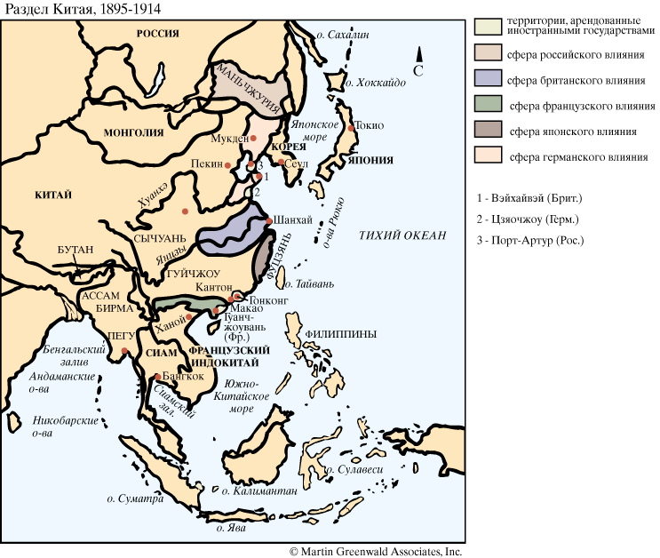 Раздел Китая 1895–1914