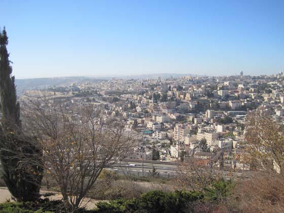 ИЕРУСАЛИМ. Вид с Маслиничной горы.